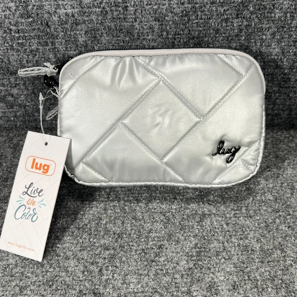 Lug Couple SE Convertible Crossbody Bag Silver New with Tags